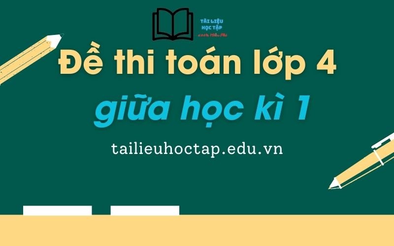 đề thi lớp 4