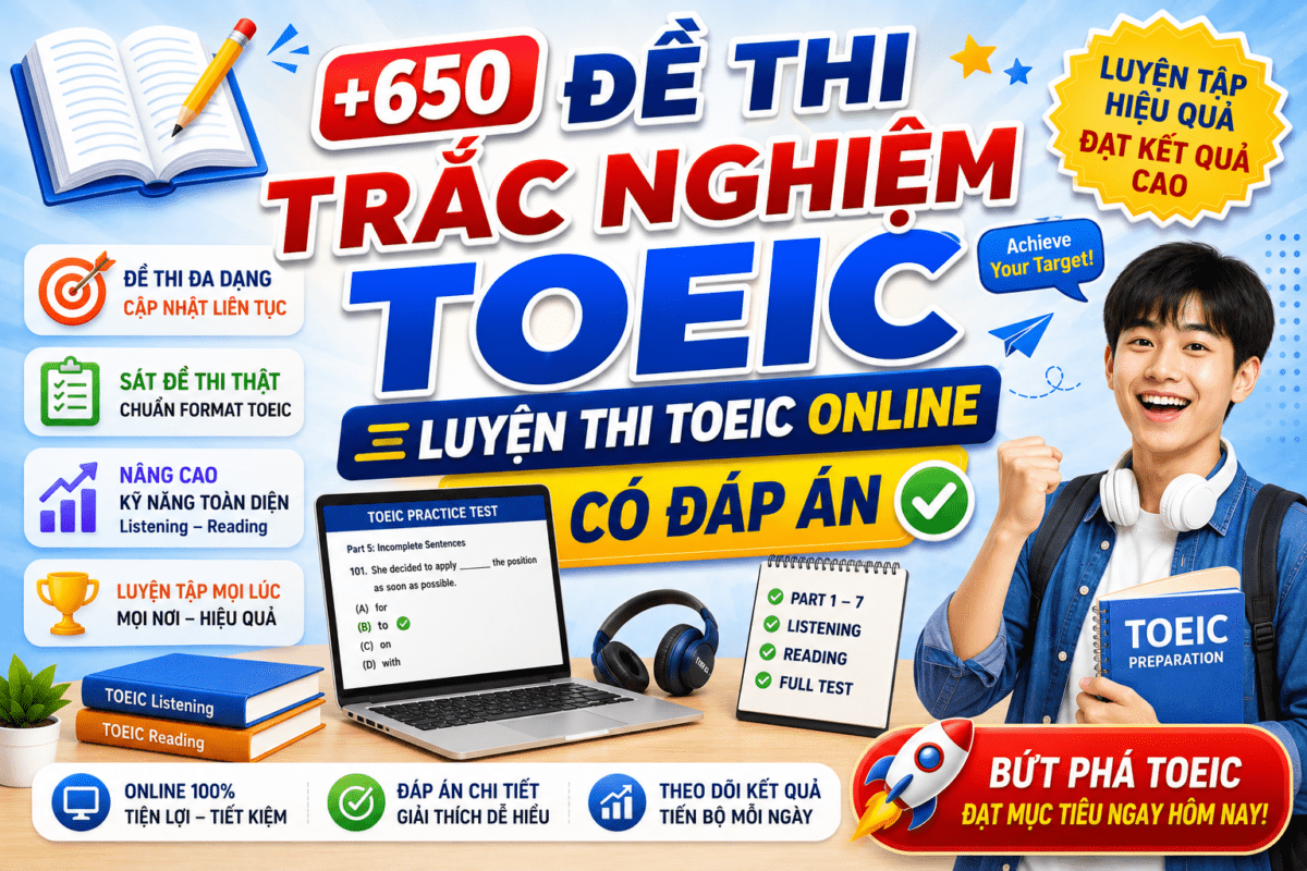 Đề Thi Trắc Nghiệm TOEIC