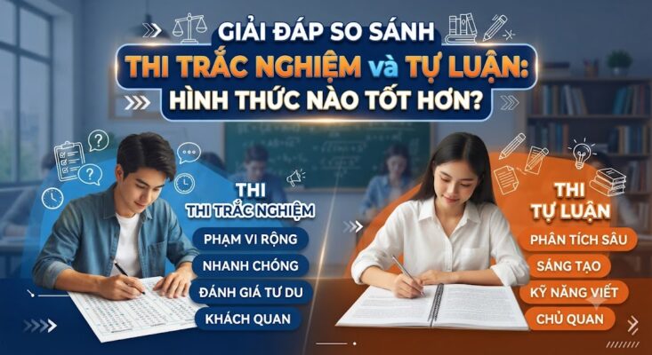 So Sánh Thi Trắc Nghiệm và Tự Luận